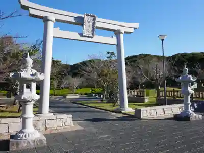 桜ヶ池池宮神社の鳥居