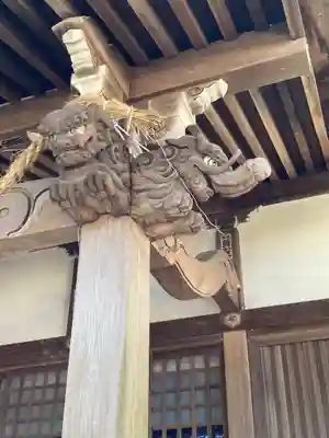 小山田白山神社の芸術