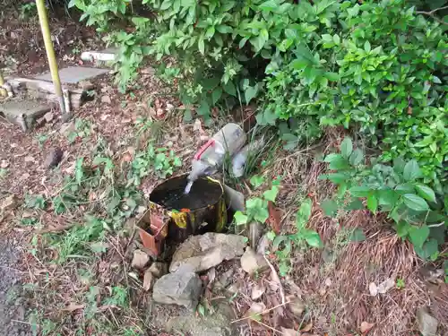 裏宿神社の手水舎