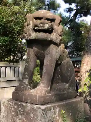 白幡天神社の狛犬