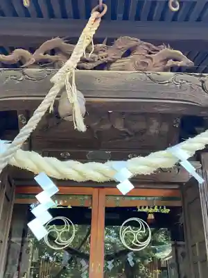 篠原八幡神社の芸術