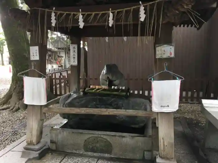 調神社の手水舎