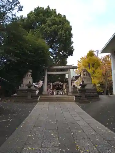 諏訪神社の鳥居