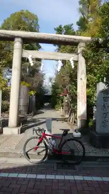 梅田神明宮の鳥居