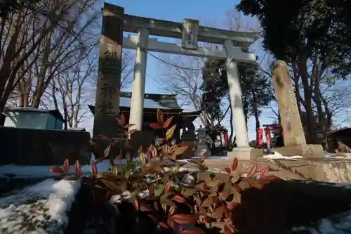 熊野福藏神社の鳥居