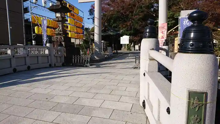 白旗神社の周辺