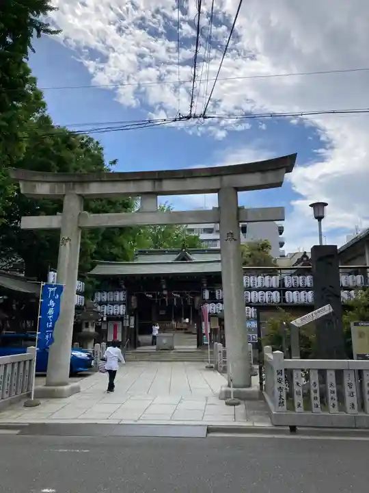 下谷神社の鳥居