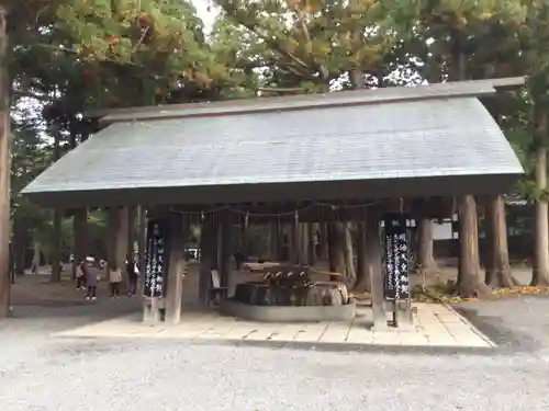 北海道神宮の手水舎