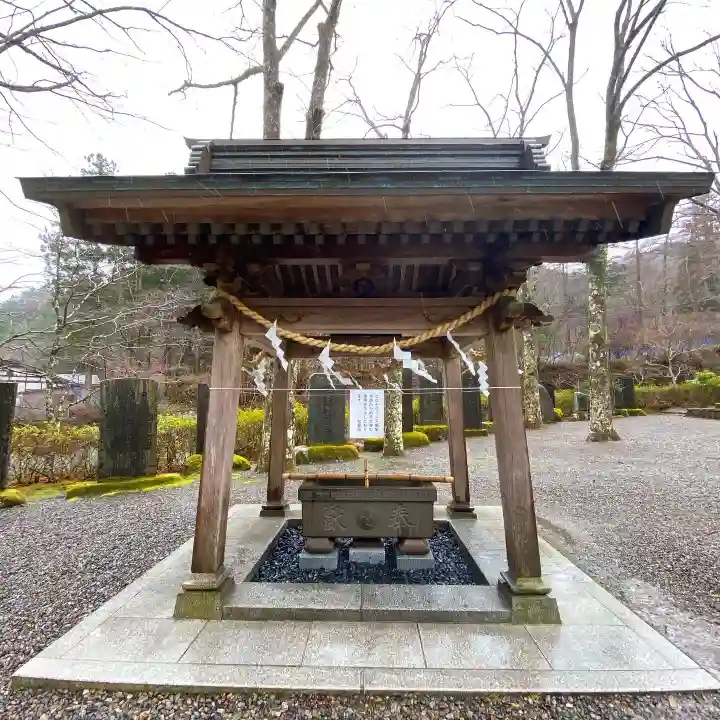 古峯神社の手水舎