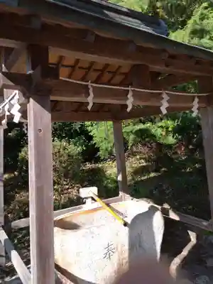 小野道風神社の手水舎