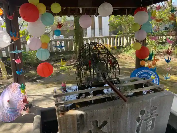 若宮神明社の手水舎