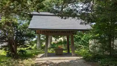 上士別神社の手水舎