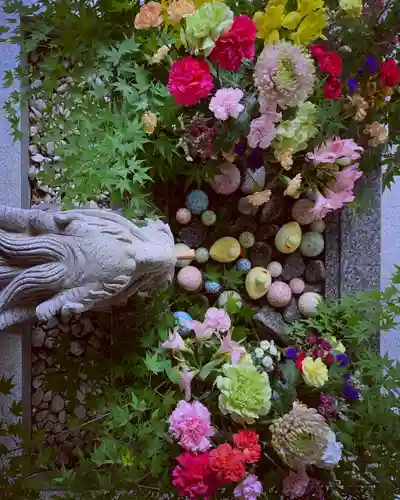 滑川神社 - 仕事と子どもの守り神の手水