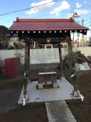 神明神社の手水舎