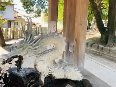 川原神社の手水舎