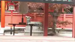 西院春日神社の狛犬