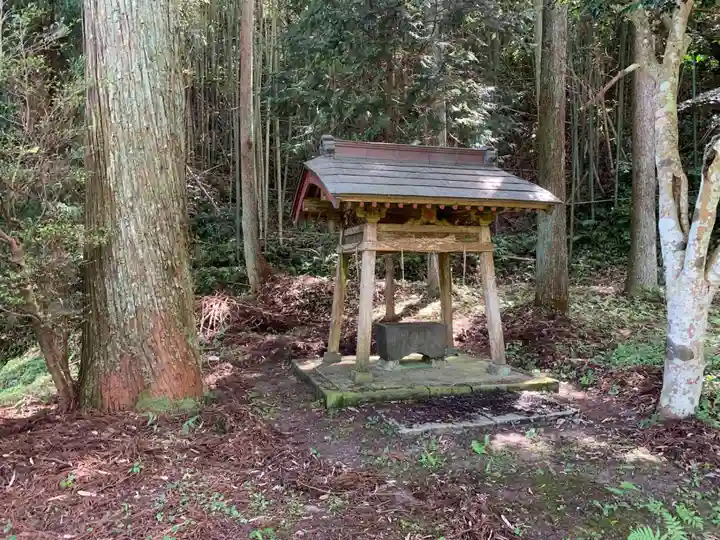 白山神社の手水舎