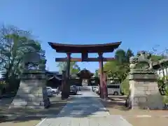 饒津神社の鳥居