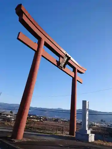 甲斐國一宮 浅間神社の鳥居
