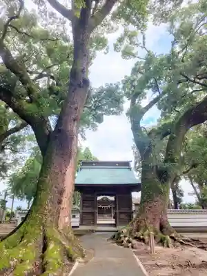 溝口竃門神社の山門・神門