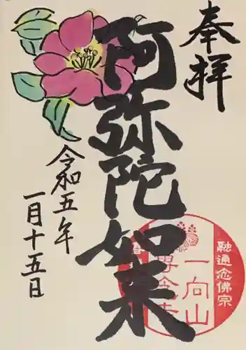 専念寺の御朱印