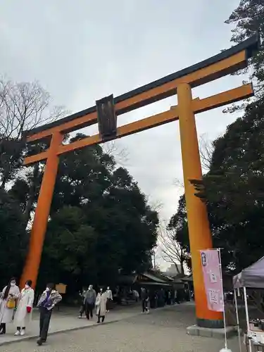 川越氷川神社の鳥居