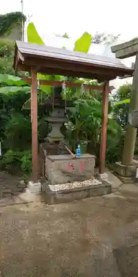 横浜御嶽神社の手水舎