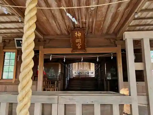 安賀多神社の本殿・本堂