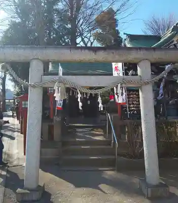 川越八幡宮の鳥居