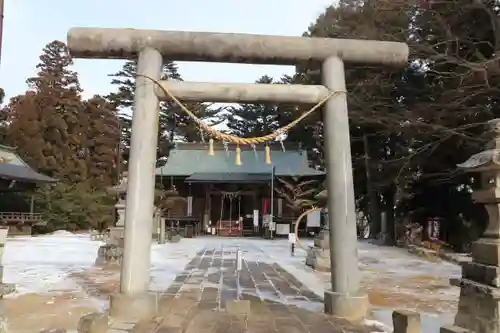 三春大神宮の鳥居