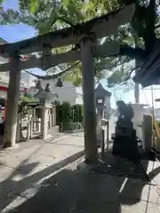 津田八幡神社の鳥居