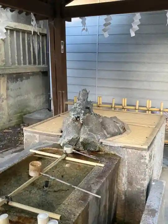 天神ノ森天満宮の手水舎