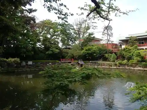 越ヶ谷久伊豆神社の庭園