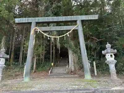 圡生神社の鳥居