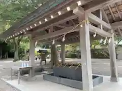 安房神社の手水