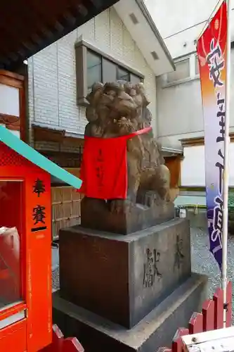 露天神社（お初天神）の狛犬