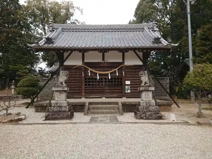 八幡社(中田八幡社)の本殿・本堂