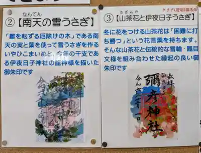 ミニ知識も得られる月替御朱印😄