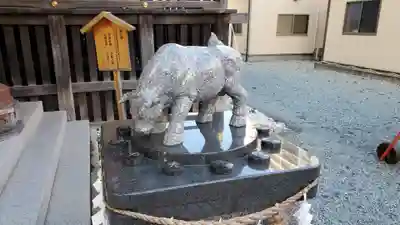 榴岡天満宮の狛犬