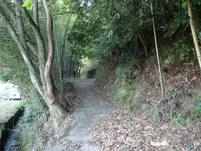 立岩神社（山方比古神社境内社）の周辺