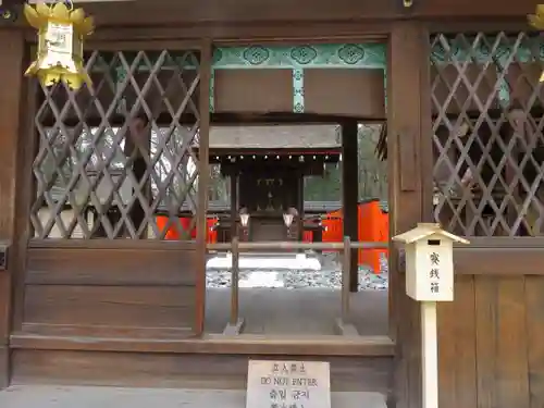 河合神社（鴨川合坐小社宅神社）の末社