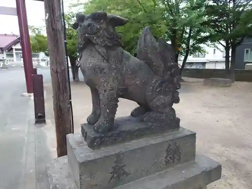 苗穂神社の狛犬