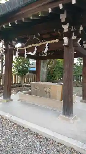 溝旗神社（肇國神社）の手水舎