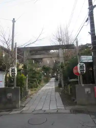 五所神社の鳥居