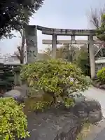 鳩森八幡神社の鳥居