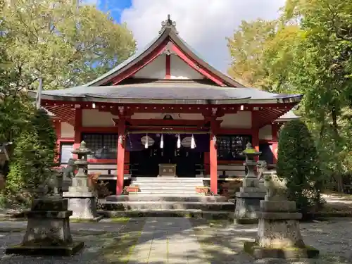 山中浅間神社の本殿