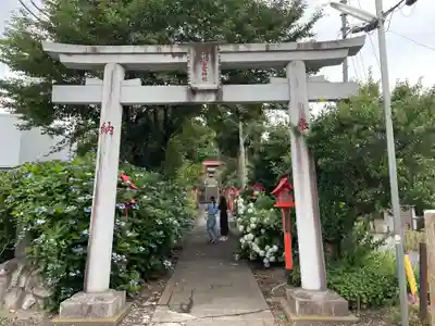 平出雷電神社の鳥居