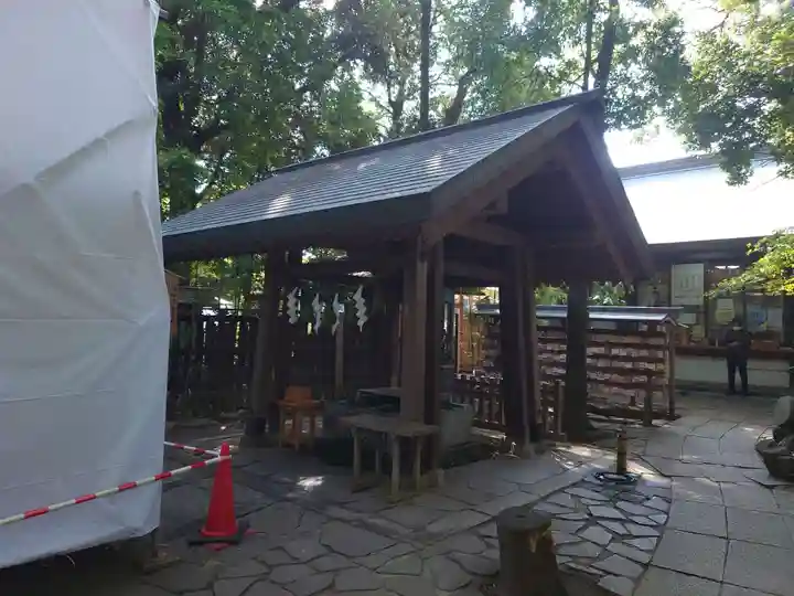 駒木諏訪神社の手水舎