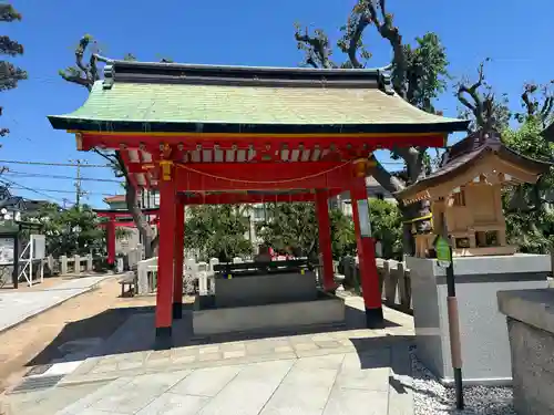 綱敷天満宮の手水舎