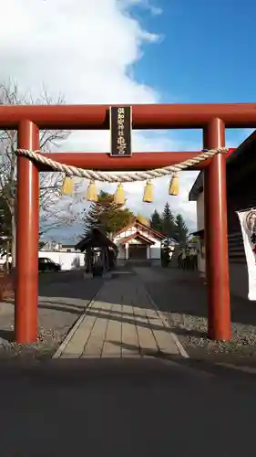 倶知安神社頓宮の鳥居